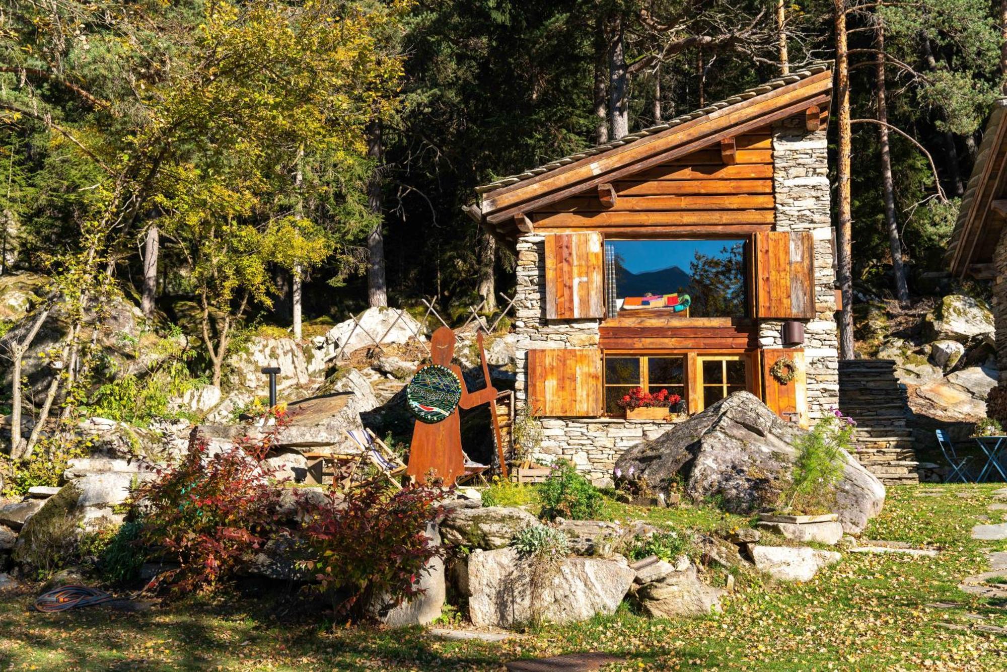 Resalbert Chalet Chiavenna Buitenkant foto